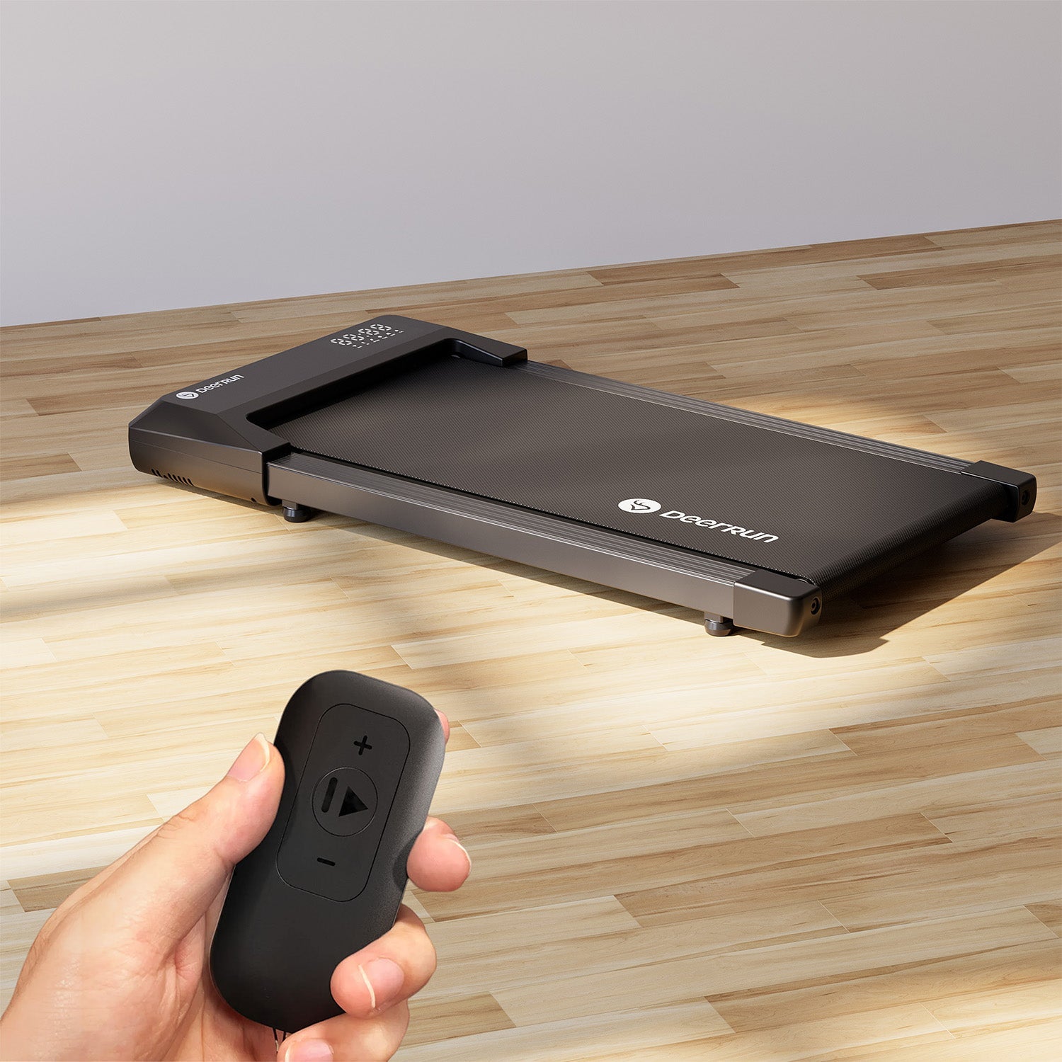 DeerRun Q1 Mini Smartes Walking-Pad mit 136 kg Tragfähigkeit - 1- 6 km/h